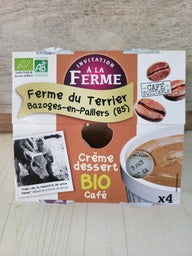 Crème dessert BIO Café (pièce)