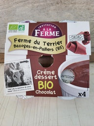 Crème dessert BIO Chocolat (pièce)