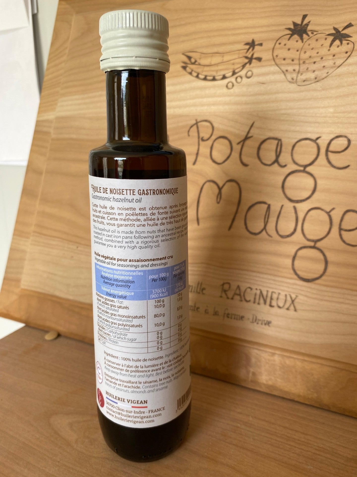 Huile de noisette 250ml