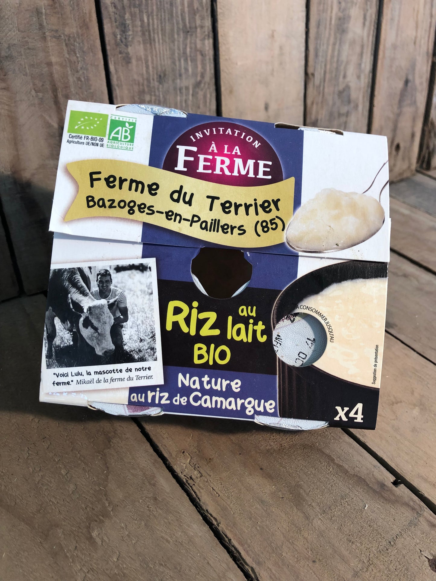 Riz au lait nature X4