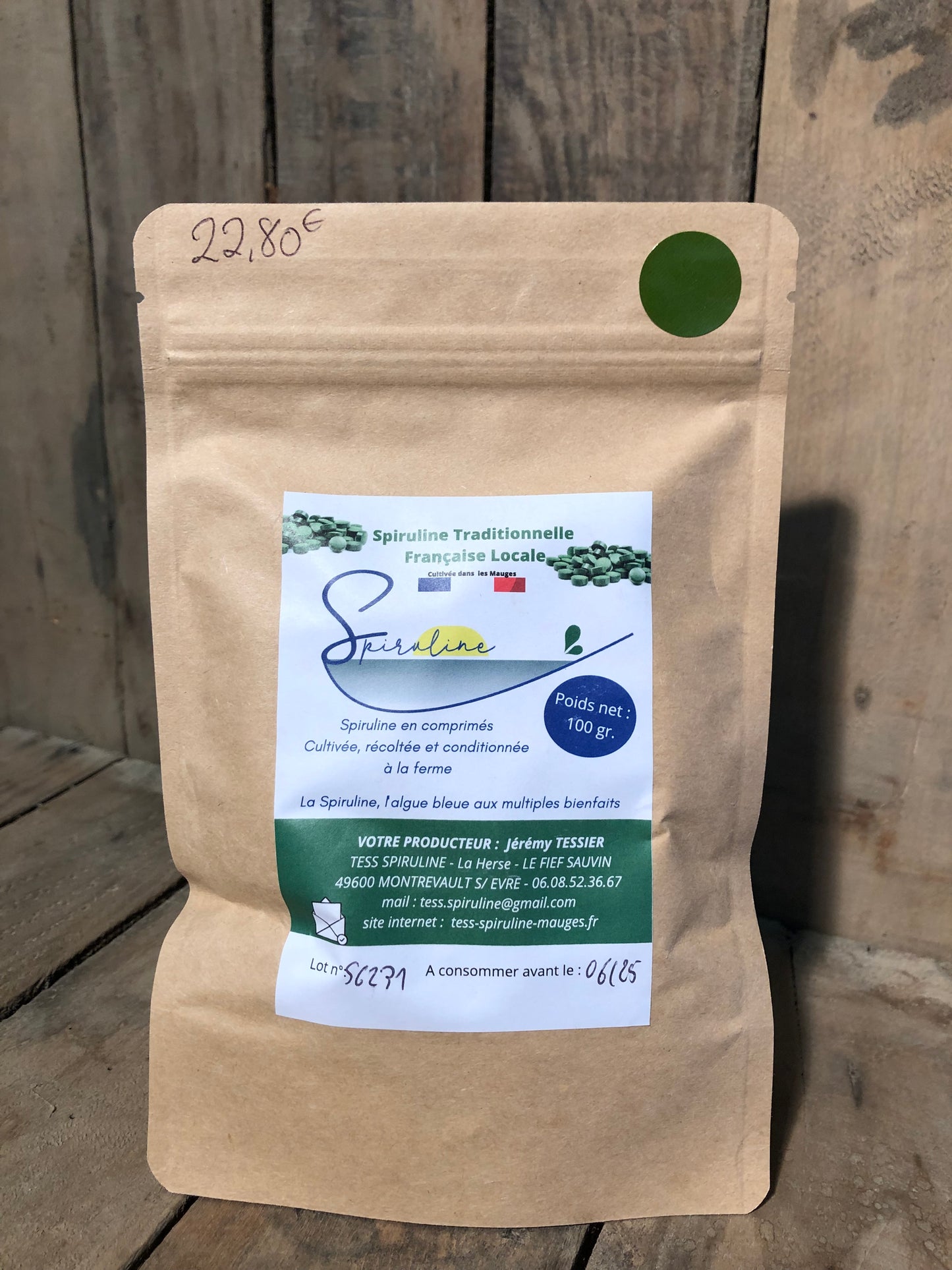 Spiruline comprimé (sachet)