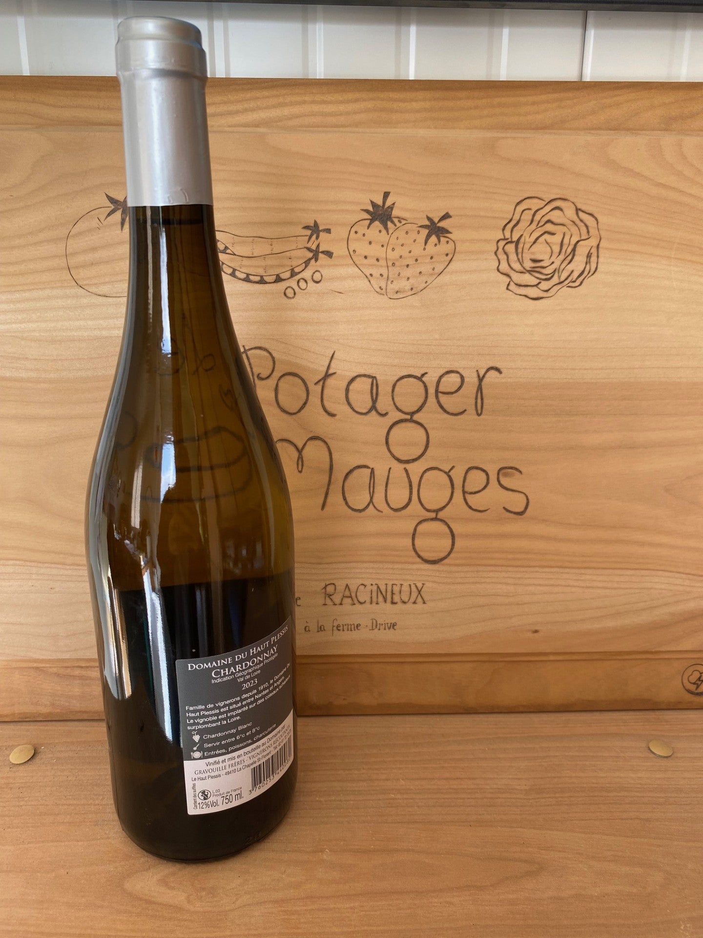 Chardonnay 75cl - Domaine du Haut Plessis