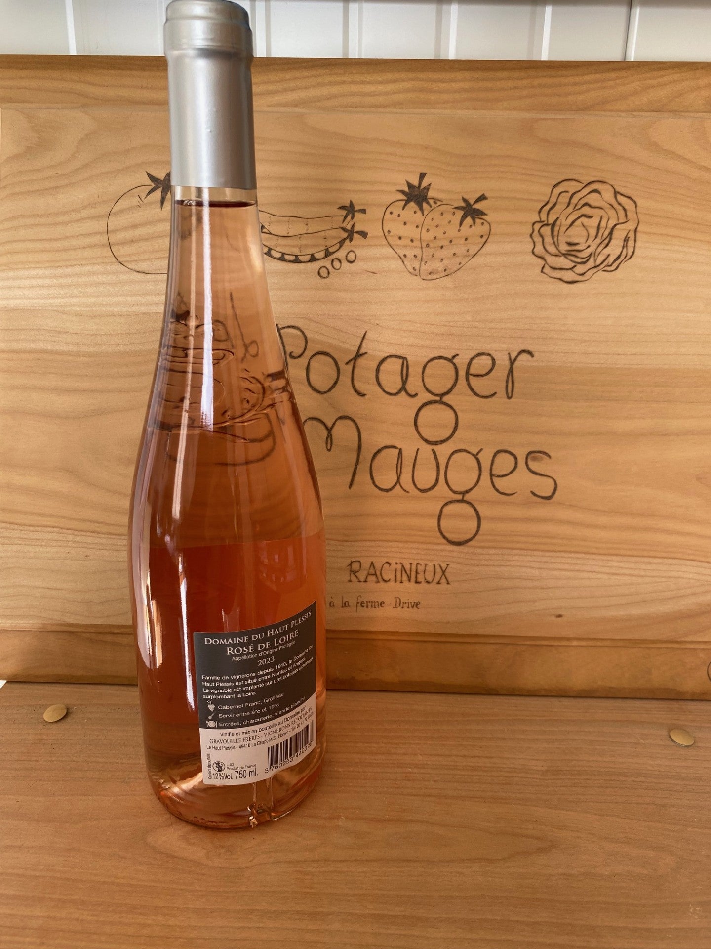 Rosé de Loire 75cl - Domaine du Haut Plessis
