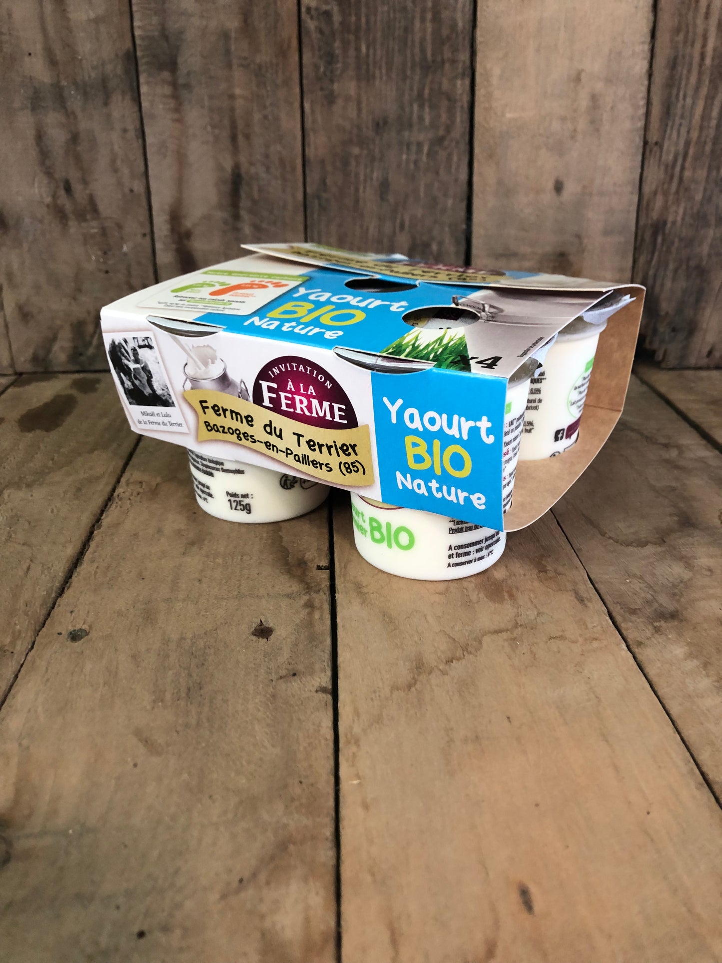 Yaourt blanc nature X4