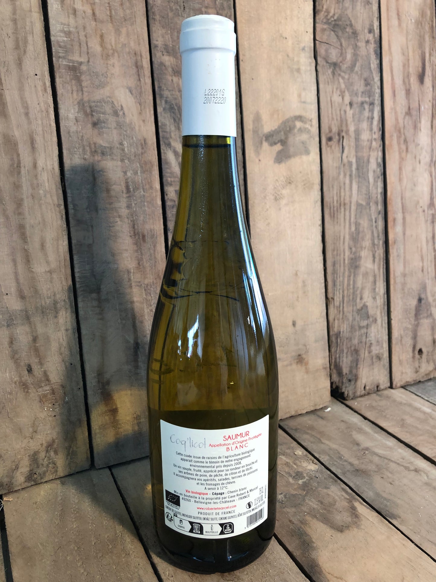 Vin blanc Coq'licot Saumur