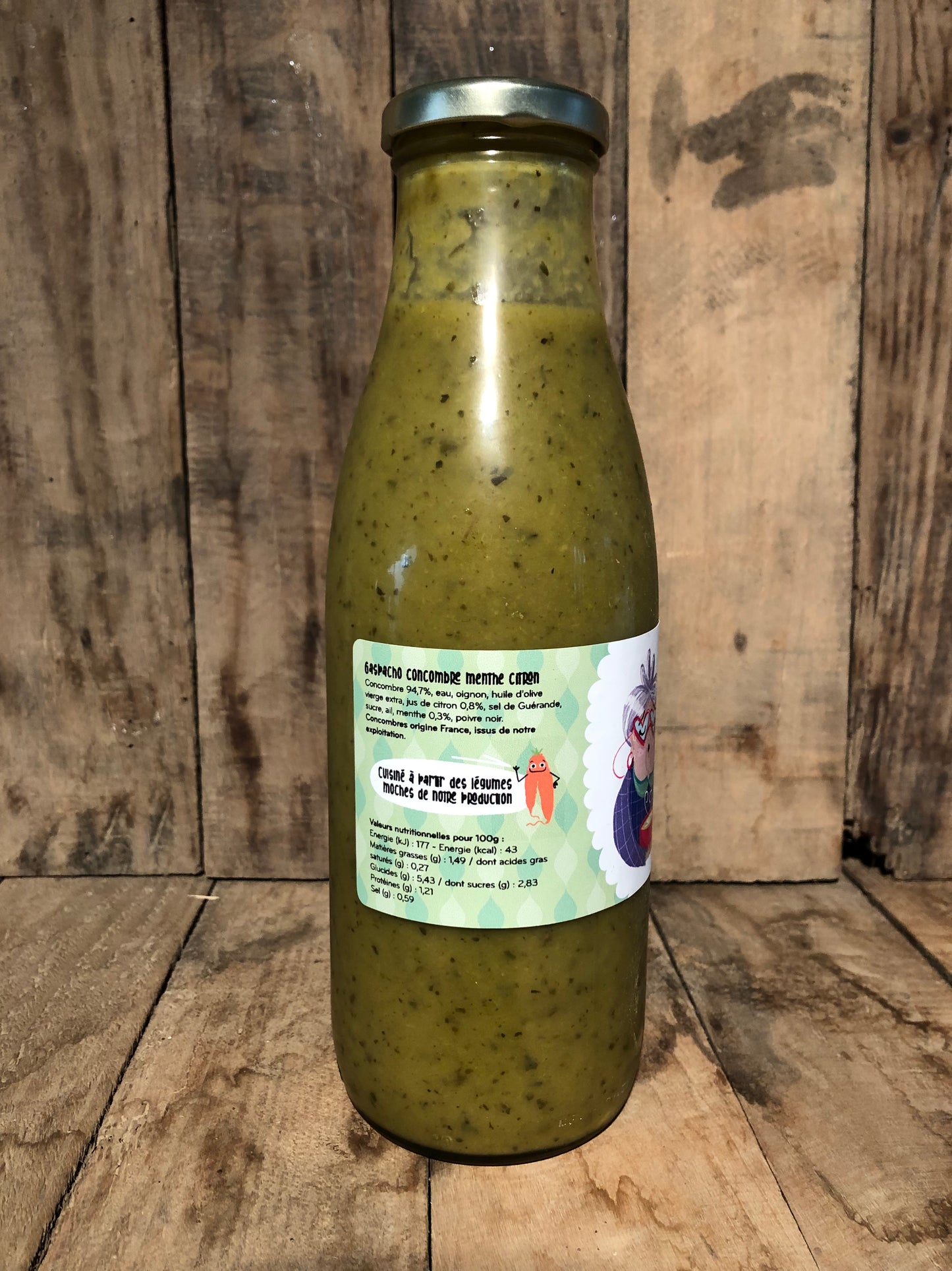 Gaspacho de concombre (bouteille)