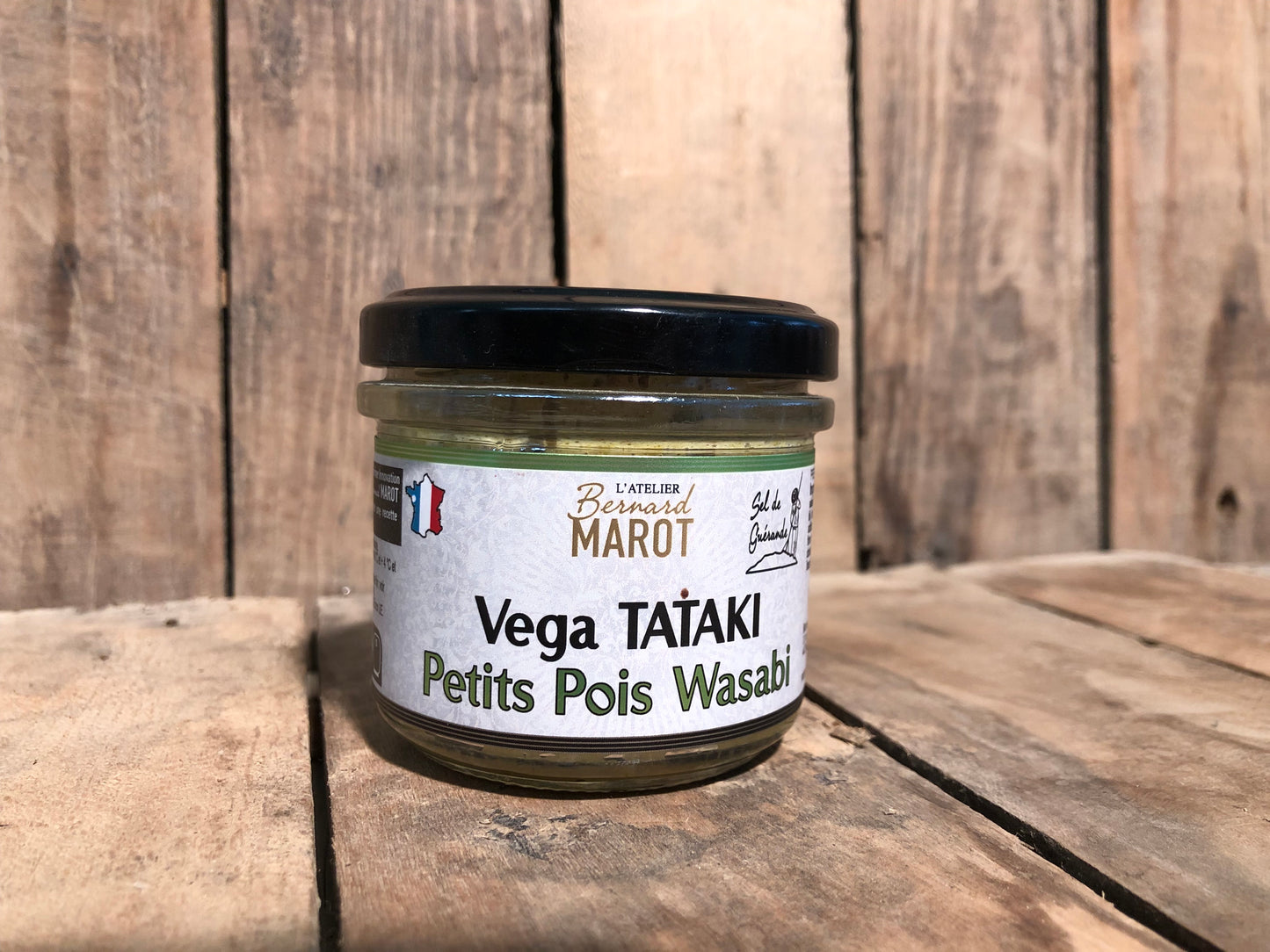 Tartinade vega maki  petits poirs & wasabi (pot 100g)